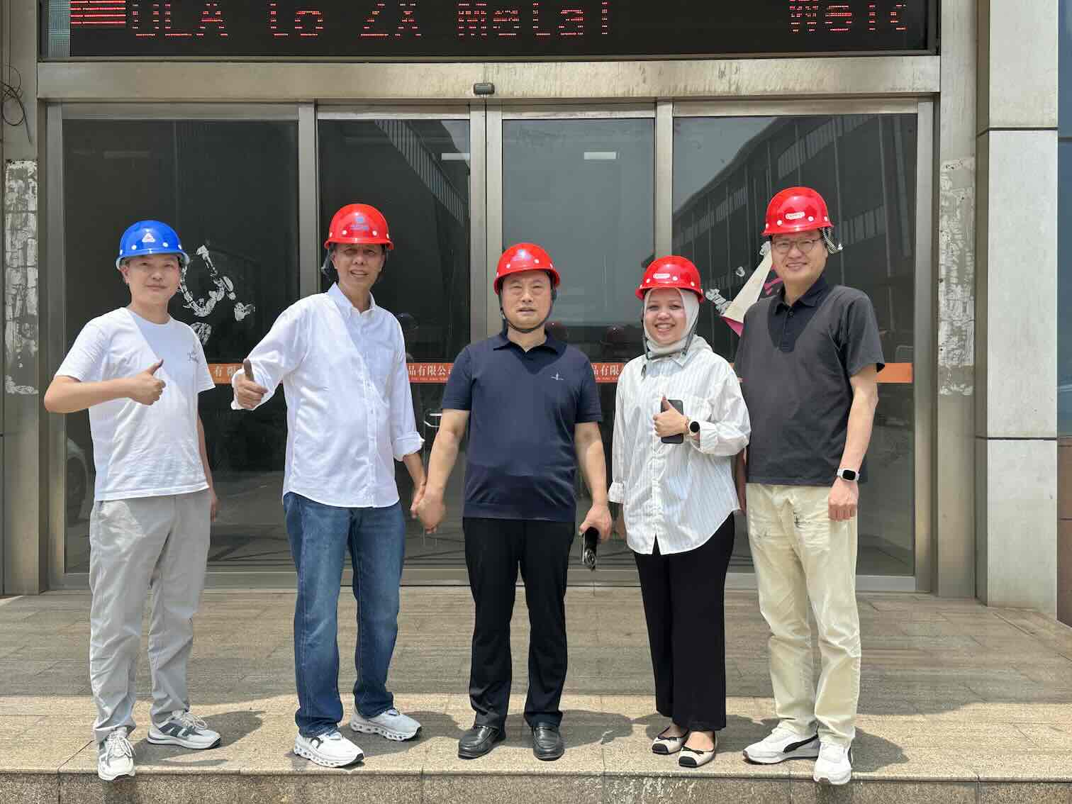 Indonesian Partner Visits Zhongxing Metal to Inspect New Production Line